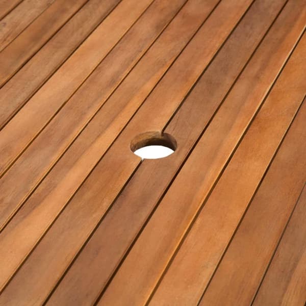 vidaXL Trädgårdsbord 150x90x74 cm massivt akaciaträ