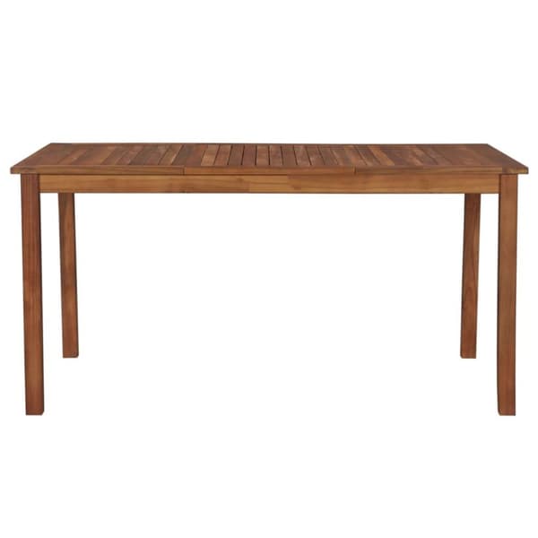 vidaXL Trädgårdsbord 150x90x74 cm massivt akaciaträ