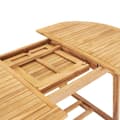 Miniatyrbild 7 av 11: vidaXL Trädgårdsbord utdragbart 150-200x100x75 cm massiv teak