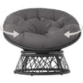 Miniatyrbillede 1 af 10: Polyrattan havestol Gargano - sort
