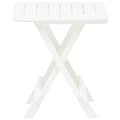 Miniatyrbillede 3 af 7: vidaXL foldbart havebord 45x43x50 cm plastik hvid