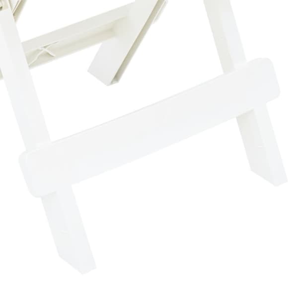 vidaXL foldbart havebord 45x43x50 cm plastik hvid