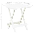 Miniatyrbillede 7 af 7: vidaXL foldbart havebord 45x43x50 cm plastik hvid