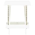 Miniatyrbillede 2 af 7: vidaXL foldbart havebord 45x43x50 cm plastik hvid