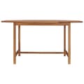 Miniatyrbilde 3 av 7: vidaXL Hagebord 150x150x75 cm heltre teak