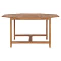 Miniatyrbilde 4 av 7: vidaXL Hagebord 150x150x75 cm heltre teak