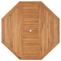 Miniatyrbilde 5 av 7: vidaXL Hagebord 150x150x75 cm heltre teak