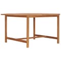 Miniatyrbilde 1 av 7: vidaXL Hagebord 150x150x75 cm heltre teak