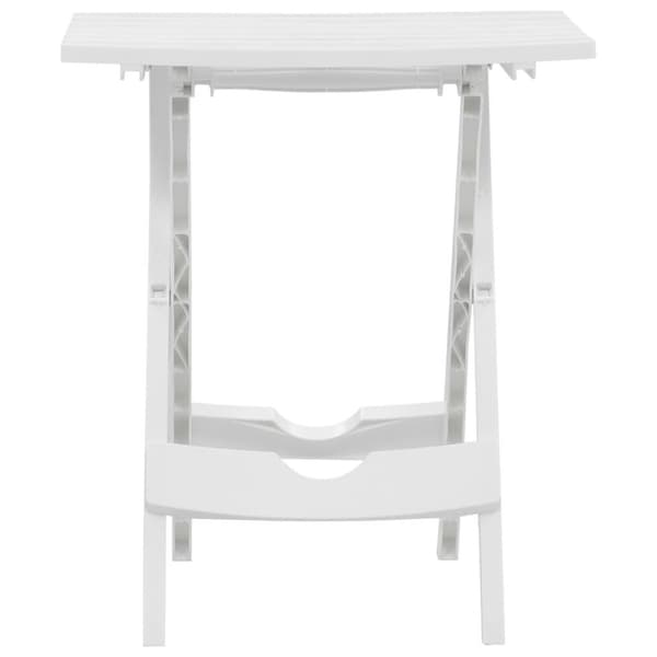 vidaXL Sammenleggbart hagebord 45,5x38,5x50 cm hvit