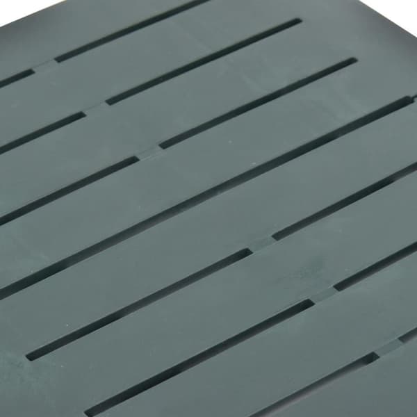 vidaXL Sammenleggbart hagebord grønn 45x43x50 cm plast