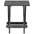 Miniatyrbillede 2 af 7: vidaXL foldbart havebord 45x43x50 cm plastik antracitgrå