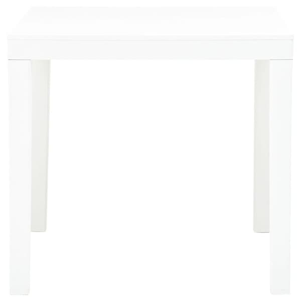 vidaXL havebord 78 x 78 x 72 cm plastik hvid