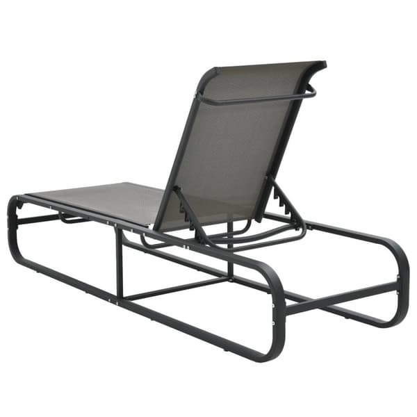 vidaXL liggestol aluminium og textilene