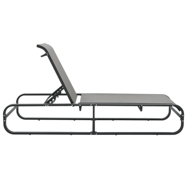 vidaXL liggestol aluminium og textilene