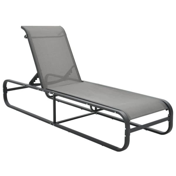vidaXL liggestol aluminium og textilene