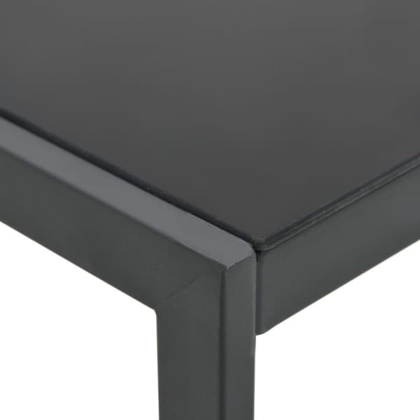 vidaXL liggestole 2 stk. med bord textilene og stål