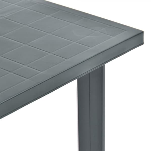 vidaXL Hagebord grønn 80x75x72 cm plast