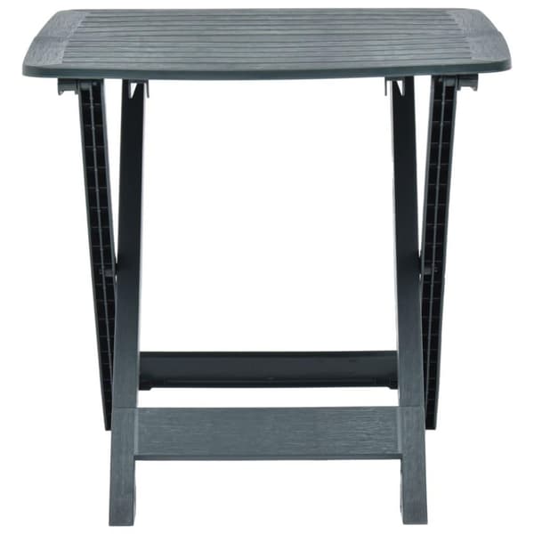 vidaXL foldbart havebord 79 x 72 x 70 cm plastik grøn