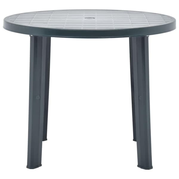 vidaXL havebord 89 cm plastik grøn