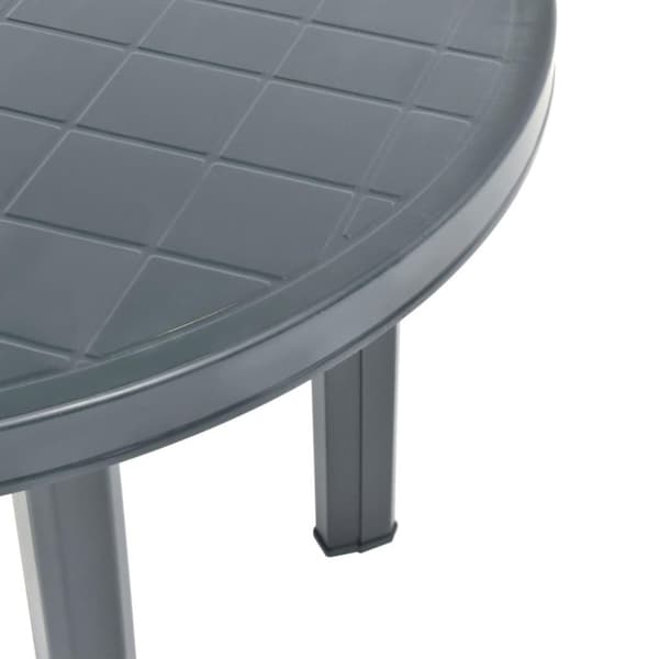 vidaXL havebord 89 cm plastik grøn