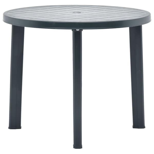 vidaXL havebord 89 cm plastik grøn