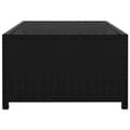 Miniatyrbillede 10 af 10: vidaXL liggestole 2 stk. med bord polyrattan sort