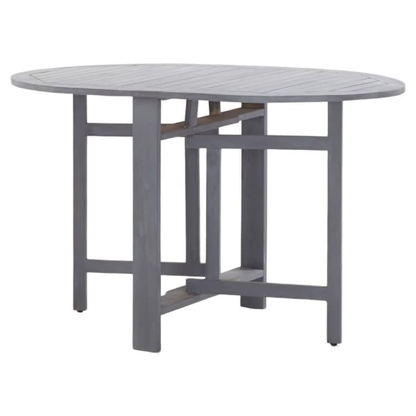 vidaXL Hagebord grå 120x70x74 cm heltre akasie