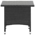 Miniatyrbillede 2 af 5: vidaXL tebord 50 x 50 x 47 cm polyrattan sort