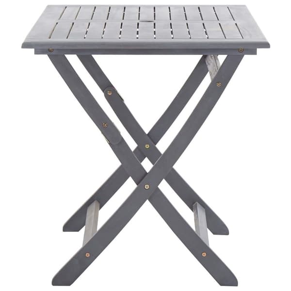 vidaXL Kokoontaitettava puutarhapöytä 120x70x75 cm täysi akaasiapuu