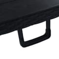 Pikkukuva 4 / 6: vidaXL Kokoontaittuva puutarhapöytä musta 180x75x72 cm HDPE