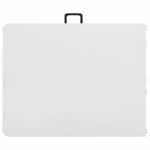 vidaXL Sammenleggbart hagebord hvit 180x72x72 cm HDPE