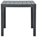 Miniatyrbilde 3 av 5: vidaXL Hagebord antrasitt 78x78x72 cm plast