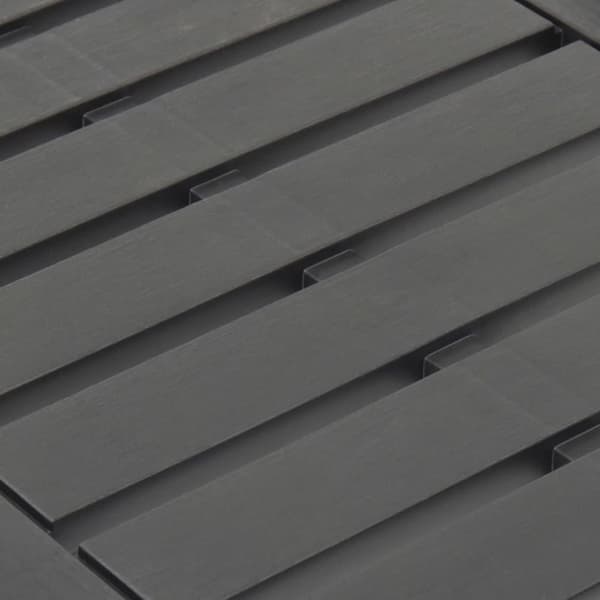 vidaXL Hagebord antrasitt 78x55x38 cm plast change2