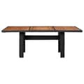Miniatyrbillede 2 af 6: vidaXL havebord 200x100x74 cm polyrattan sort