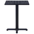 Miniatyrbillede 3 af 7: vidaXL havebord 60x60x75 cm sort