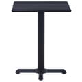 Miniatyrbillede 2 af 7: vidaXL havebord 60x60x75 cm sort