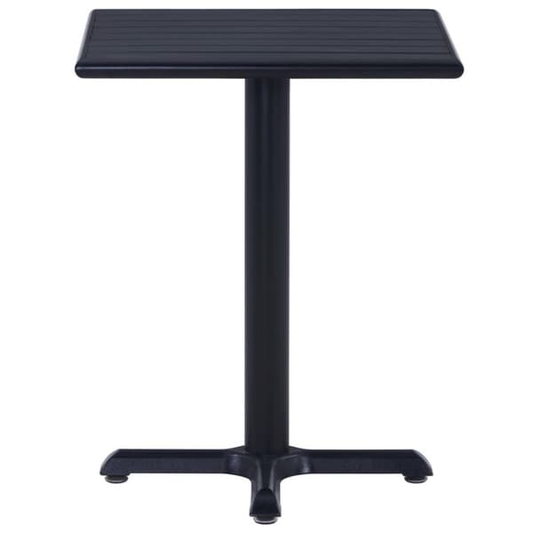 vidaXL havebord 60x60x75 cm sort