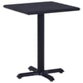 Miniatyrbillede 1 af 7: vidaXL havebord 60x60x75 cm sort