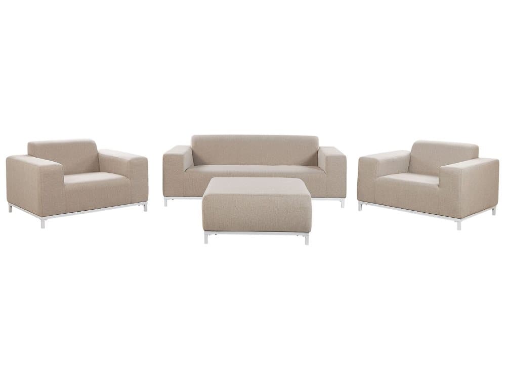 Sohvaryhmä kankainen beige ROVIGO