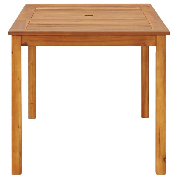 vidaXL Trädgårdsbord 140x80x74 cm massivt akaciaträ