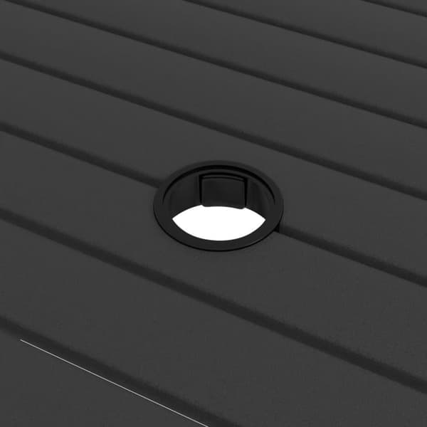 vidaXL Trädgårdsbord antracit 81,5x81,5x72 cm stål