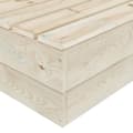 Miniatyrbild 4 av 5: vidaXL Hagebord 60x60x30 cm impregnert gran