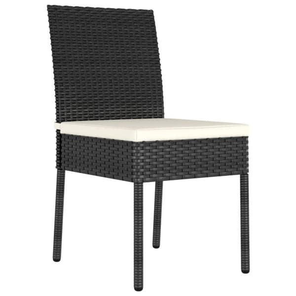 vidaXL havestole 4 stk. polyrattan sort