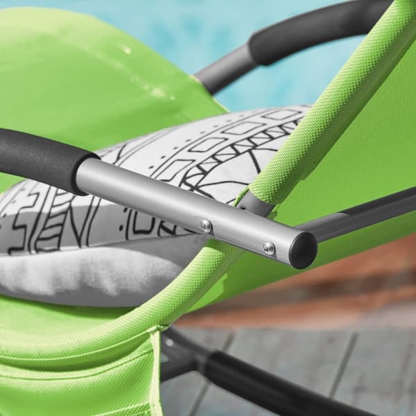 SoBuy Keinutuolit 2 kpl – Ulkokäyttöön, Ergonominen Vihreä OGS28-GRx2