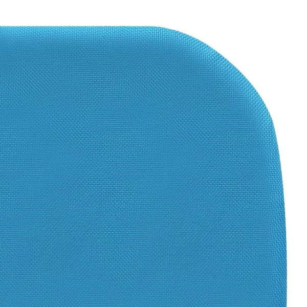 vidaXL Taitettavat aurinkotuolit 2 kpl teräs ja kangas sininen