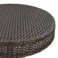 Miniatyrbillede 4 af 5: vidaXL havebord 60,5x106 cm polyrattan brun