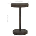 Miniatyrbillede 5 af 5: vidaXL havebord 60,5x106 cm polyrattan brun