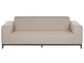 Miniatyrbild 6 av 11: Loungegrupp Beige Tyg med Fotpall 5-sits Vädertålig Utomhus Inomhus