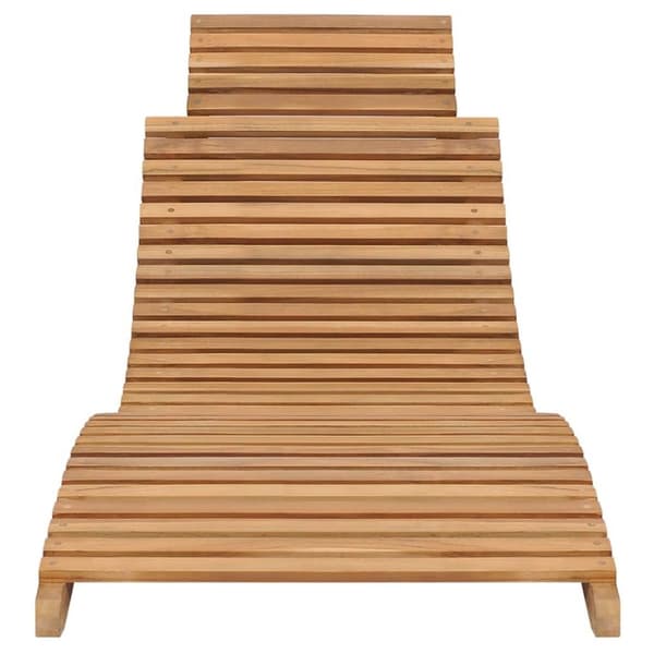 vidaXL Sammenleggbar hagesofagruppe heltre teak