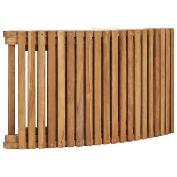 vidaXL Sammenleggbar hagesofagruppe heltre teak